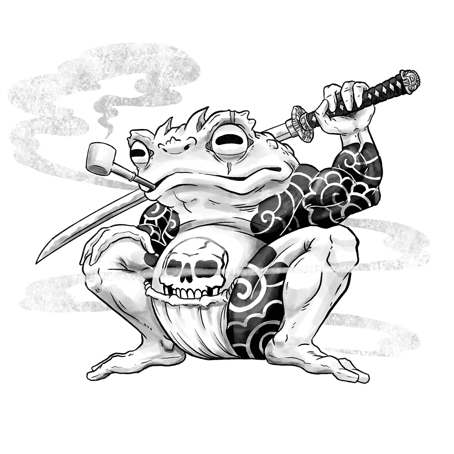 Samurai Frog
